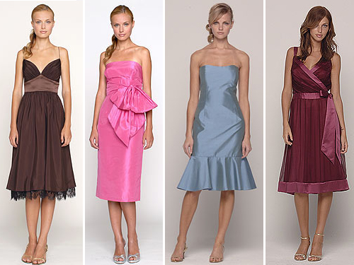  of blue or pink for bridesmaid dresses if these are your wedding colors